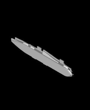 2400 Scale USS Proposed C-2 Carrier Design 1946.stl