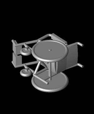 1/35 Scale Wheelchair.stl