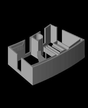 1/35 Scale TOS Single Stateroom.stl