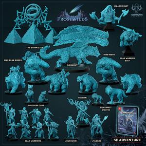 Frostwilds: 4 STL Collections & 5e Adventures