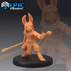 Bunny Monk / Rabbit Warrior / Rodent Fighter/ Hare Army