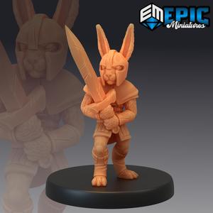 Bunny Swordsman / Rabbit Sword Warrior / Rodent Knight