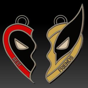 Deadpool and Wolverine Necklace