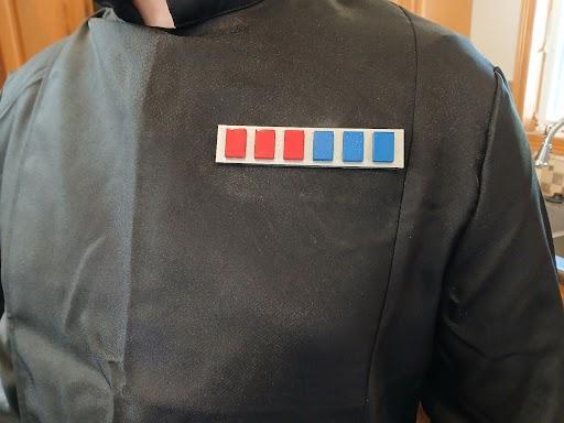 Customizable Star Wars 501st Imperial Officer Rank Bar