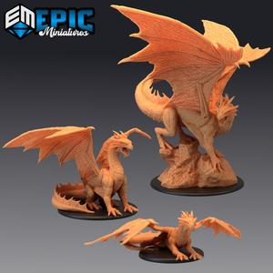 Bronze Dragon Set / Legendary Drake / Winged Mountain Encounter / Magical Beast