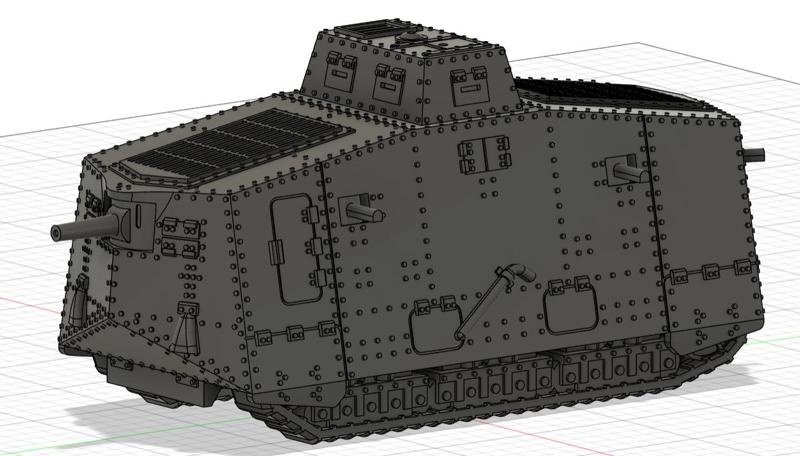 A7V- WW1 German Tank