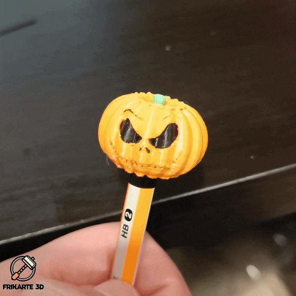 Spooky Spin Pumpkin - Jack Skellington Topper