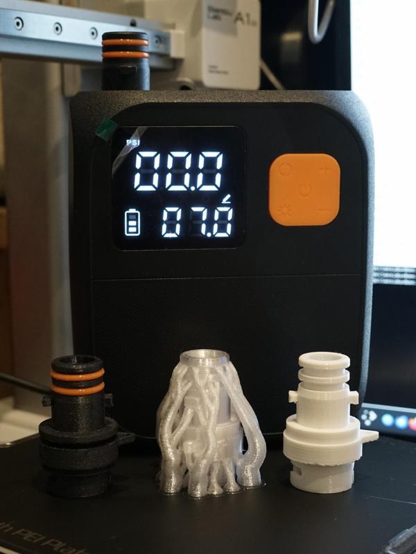 Adapter Duotone Wing für elektrische Luftpumpe bis 25 PSI.