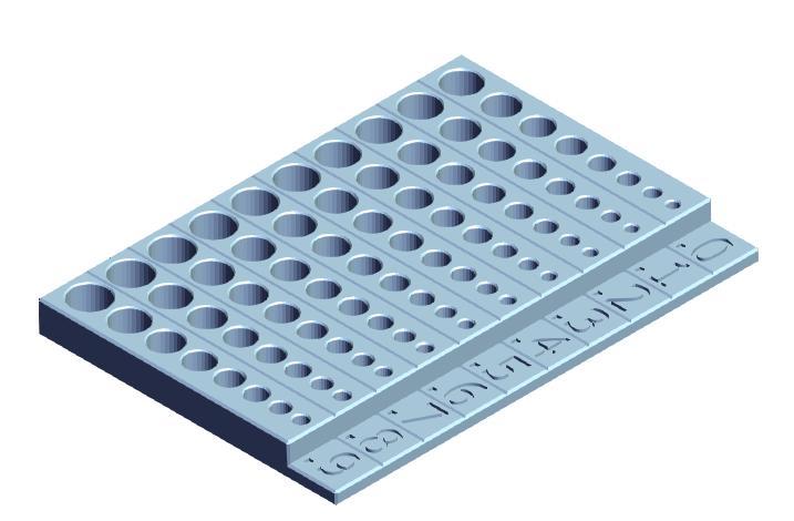 Holes tolerance test.stl