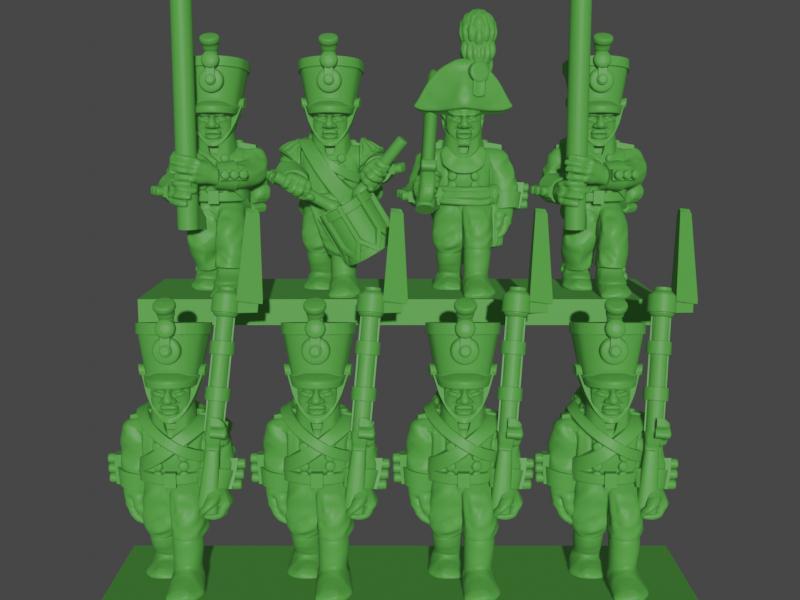 6-15mm Russian Musketeer Battalion (1805-08) NAP-RU-2