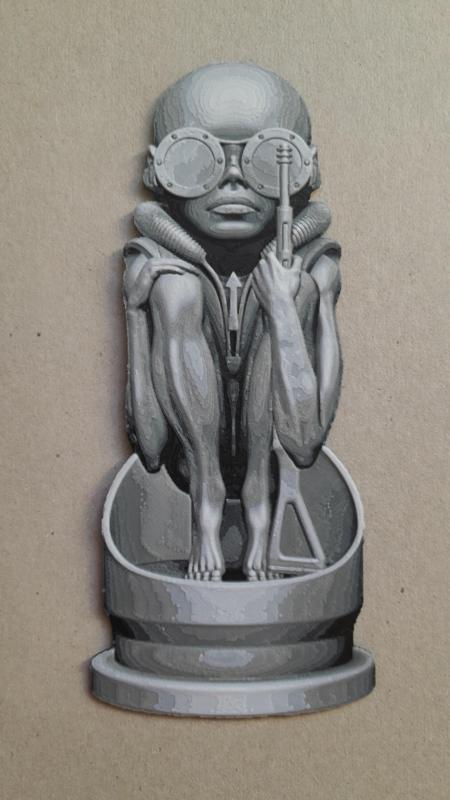 bullet baby HR Giger Print