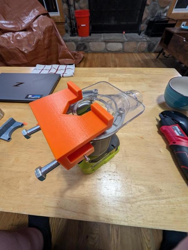 Ryobi PCL424 Cordless Trim Router Adjustable Fence