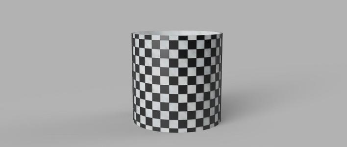 Checkered Planter