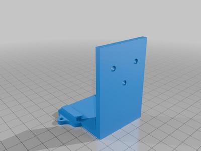 Ultrasonic Sensor Housing with added mounting plate