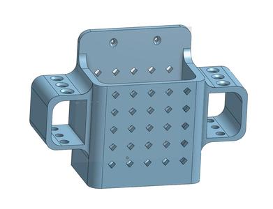 Wall mount collection of boxes for tools or other