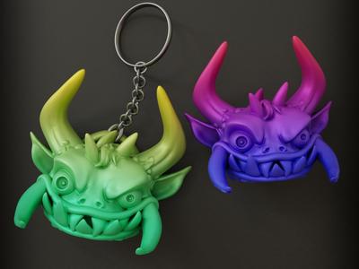 Hodag Keychain and Magnet Set