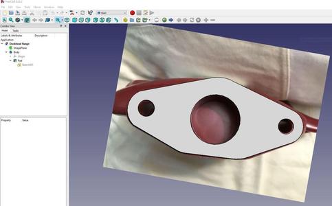 Hunter Style Duckhead Flange Template