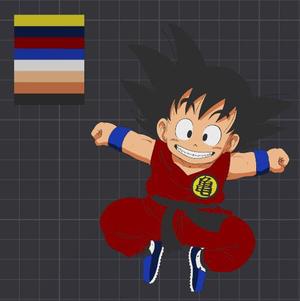 Kid Goku Sticker dragon ball Z
