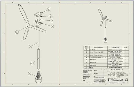 Windmill motorized - N scale
