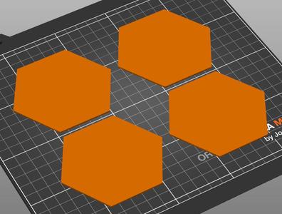 Plain Hex tile for Hex Games like Catan