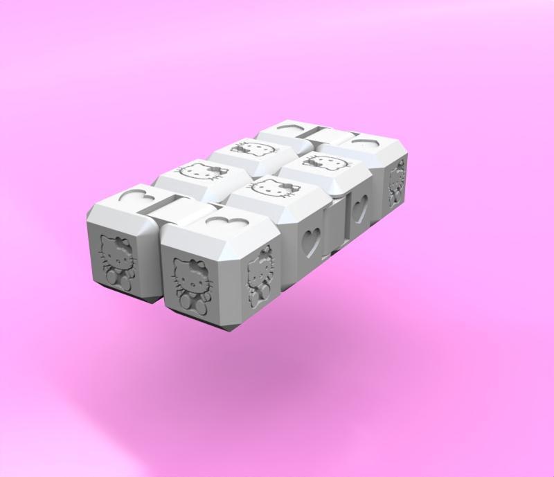 Infinity cube Hello Kitty - Rox3D.stl
