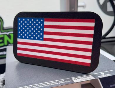 American Flag Hitch Cover