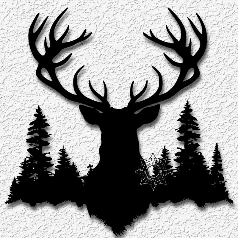 buck  wall art deer hunter decor