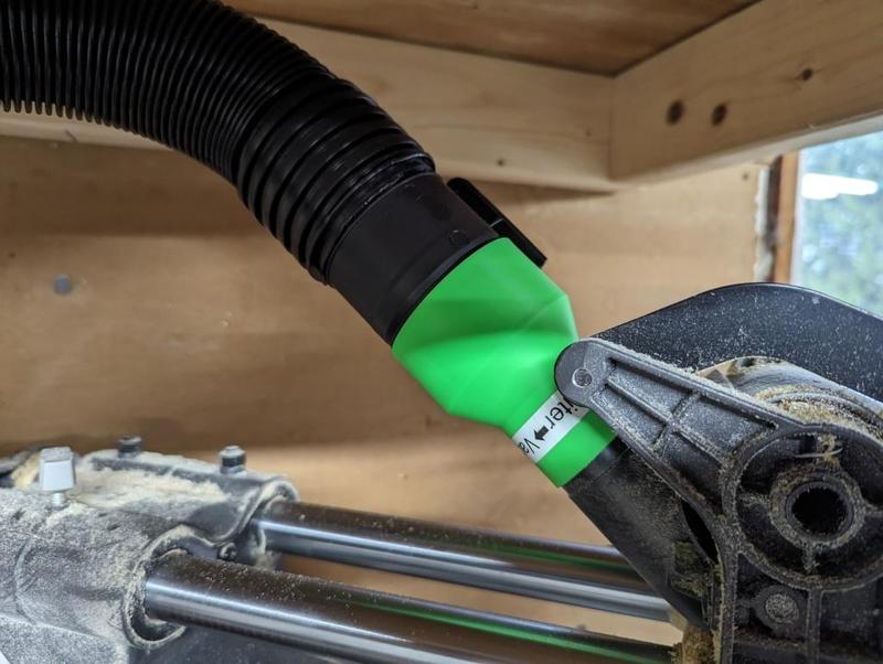 Miter Saw to Shop Vac Adapter