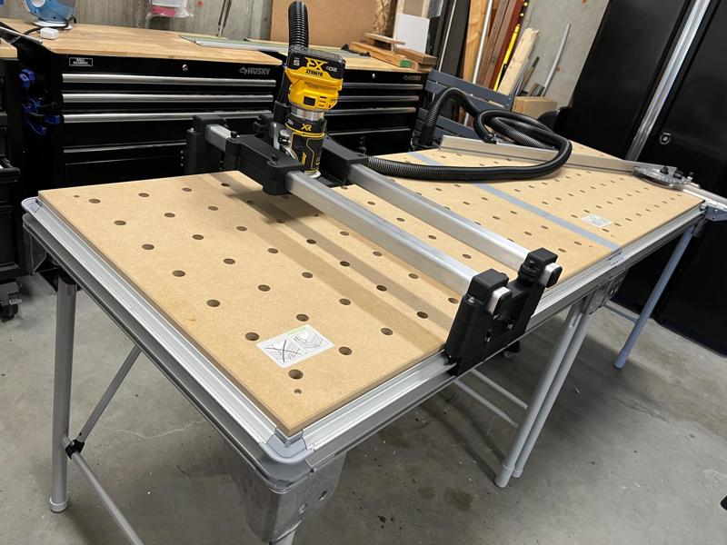 Festool MFT/3 Worktable Tool Gantry (DeWalt DCW600)