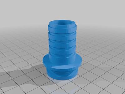 Washing machin drain connector with inner seal