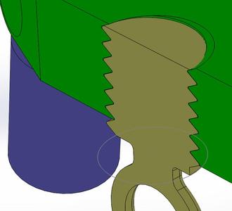 Camping tripod holder