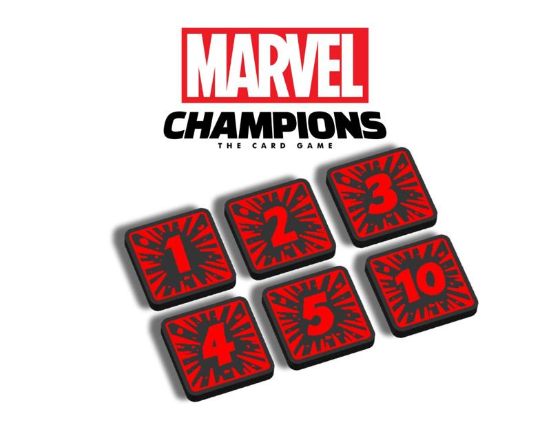 Damage Token Set |Marvel Champions LCG|