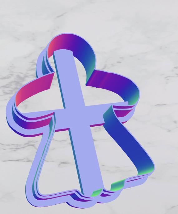 Gingerbread girl cookie cutter