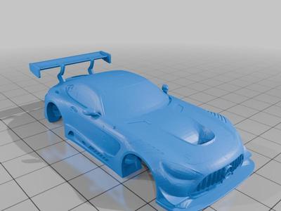 AMG Mercedes GT3 HO Slotcar Body