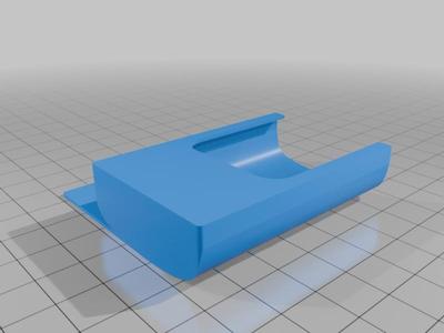 Holder for remote control from chandelier