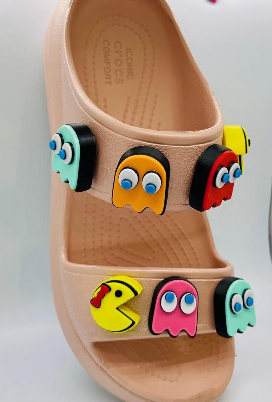 Pac-Man & Ms. Pac-Man Shoe Charms