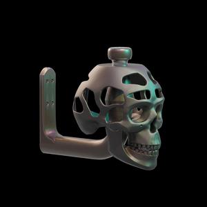 Skull Helmet Display Wall Version