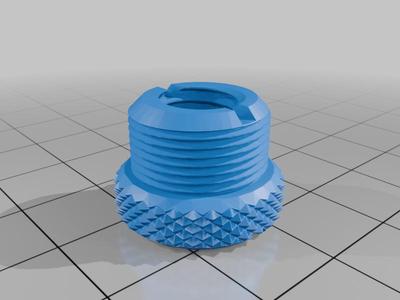 Microphone camera screw thread adapter 3/8" inside, 5/8" outside