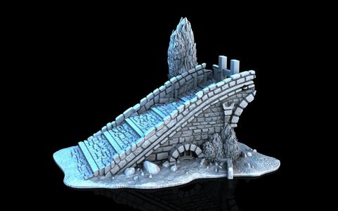 Bridge Half - Medieval Town Set