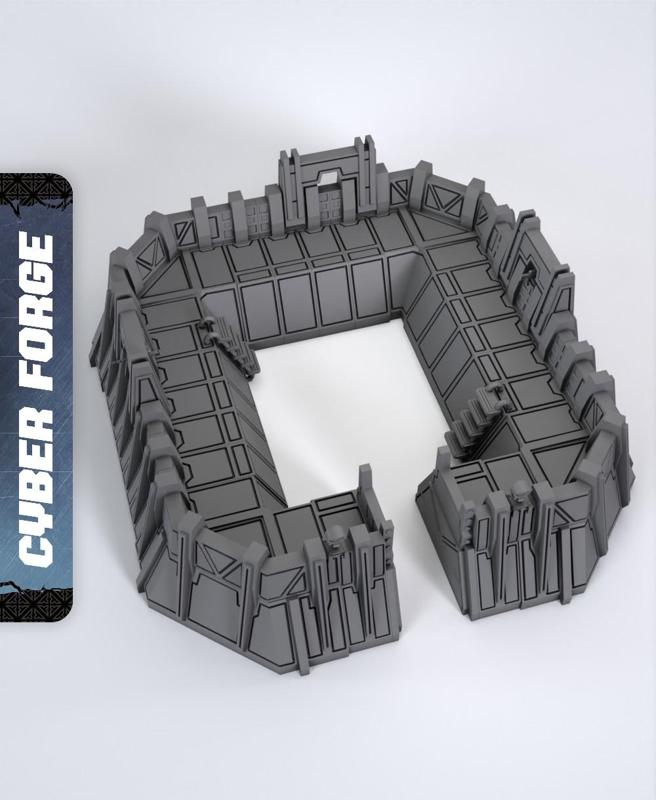Terrain Five for Forthy - With Free Cyberpunk  - Sci-Fi Gift Ideas for RPG and Wargamer