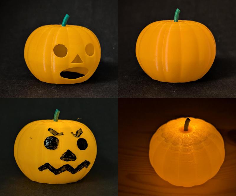 DIY Halloween Pumpkin LED Tealight for Halloween