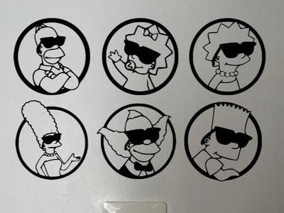 Wall decor Simpsons