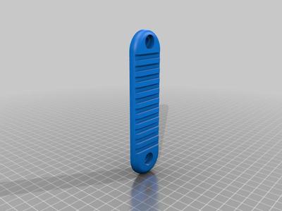 Airsoft M4 Fixed Stock Ribbed Buttplate