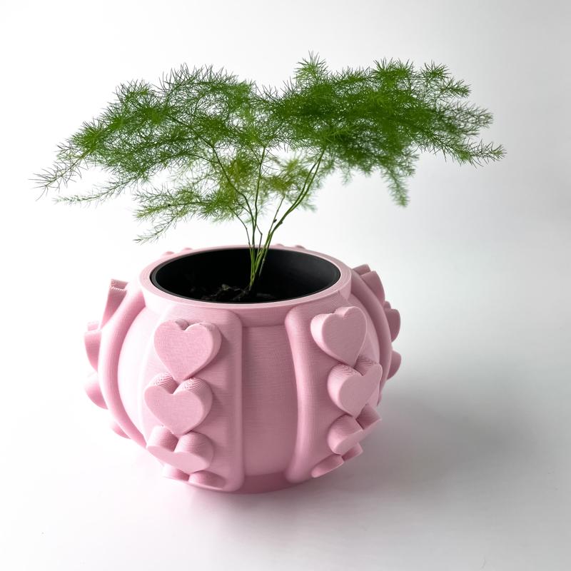 The Frenor Planter Pot with Drainage Tray & Stand | Modern and Unique Home Decor for Plants