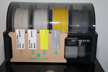 Bambu AMS Filament Swatch sample holder