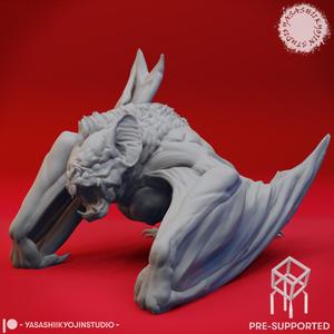 Crawling Dire Bat - Tabletop Miniature (Pre-Supported)