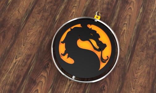 Mortal Kombat Spinning Keyring