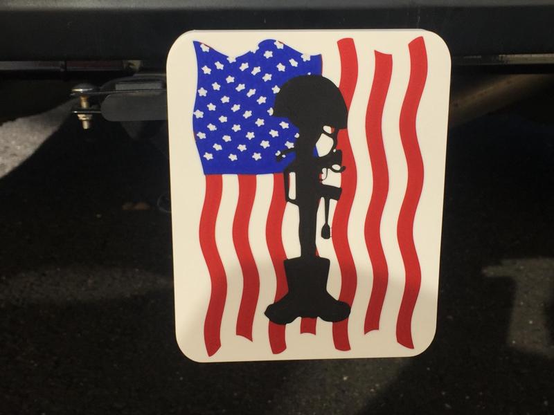 Trailer Hitch -Soldier's Cross