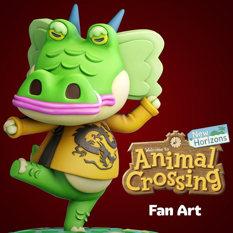 Animal Crossing Fan Art: Drago