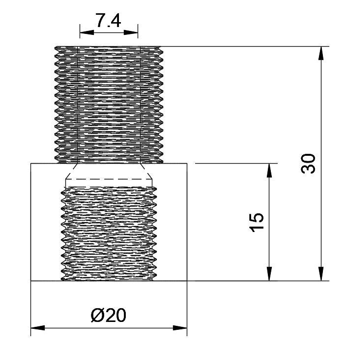 12mm+ to 14mm- Tracer Adapter